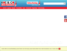 Tablet Screenshot of koi-hagenow.de